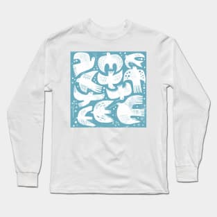 Winter Birds Long Sleeve T-Shirt